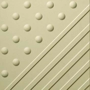 Casalgrande Padana Tactile Diagonale/Tondi Bianco błyszcząca 30x30 cm gr. 7 mm